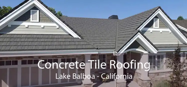 Concrete Tile Roofing Lake Balboa - California